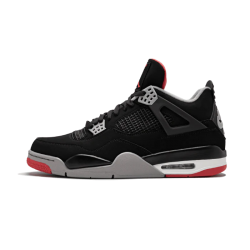 Nike Air Jordan 4 Bred 2019 308497-060 Sail/Black-Darkmocha-Universityred