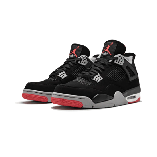 Nike Air Jordan 4 Bred 2019 308497-060 Sail/Black-Darkmocha-Universityred