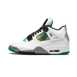 Nike Air Jordan 4 Do The Right Thing AQ9129-100 White/University Red/Lucid Green/Black