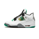 Nike Air Jordan 4 Do The Right Thing AQ9129-100 White/University Red/Lucid Green/Black