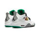 Nike Air Jordan 4 Do The Right Thing AQ9129-100 White/University Red/Lucid Green/Black