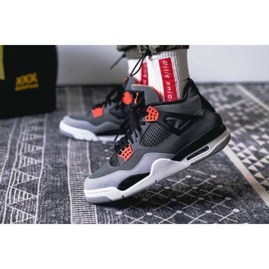 Nike Air Jordan 4 Infrared (2022) DH6927-061 Dark Grey/Infrared 23-Black-Cement Grey