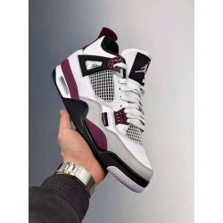 Nike Air Jordan 4 Psg Neutral Grey Bordeaux CZ5624-100 White/Neutral Gray/Black/Bordeaux 