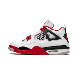 Nike Air Jordan 4 Retro Fire Red (2020) DC7770-160 White/Black-Tech Gray-Fire Red 