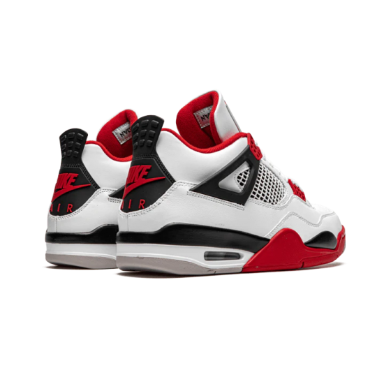 Nike Air Jordan 4 Retro Fire Red (2020) DC7770-160 White/Black-Tech Gray-Fire Red