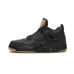 Nike Air Jordan 4 Retro Levi‘s Black AO2571-001 Black/Black-Black