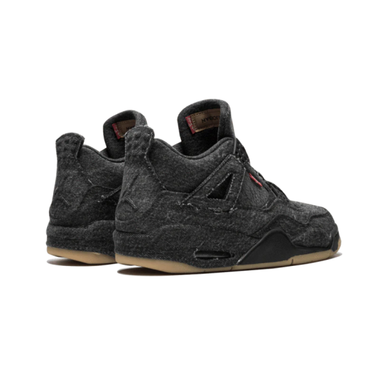 Nike Air Jordan 4 Retro Levi‘s Black AO2571-001 Black/Black-Black