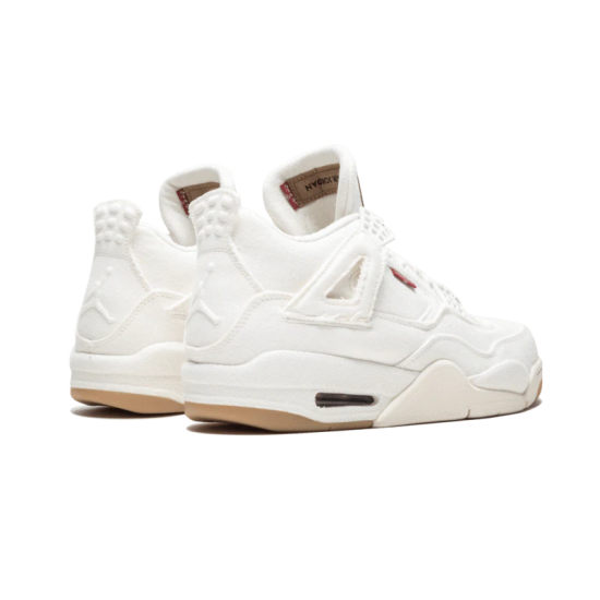 Nike Air Jordan 4 Retro Levis White AO2571-100 White/White-White