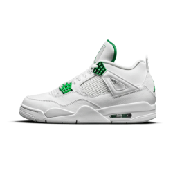 Nike Air Jordan 4 Retro Metallic Green CT8527-113 White/Metallic Silver-Pine Green 