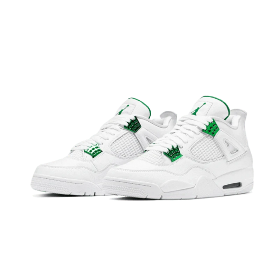 Nike Air Jordan 4 Retro Metallic Green CT8527-113 White/Metallic Silver-Pine Green