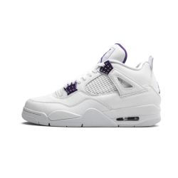 Nike Air Jordan 4 Retro Metallic Purple CT8527-115 White/Metallicsilver-Courtpurple