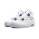 Nike Air Jordan 4 Retro Metallic Purple CT8527-115 White/Metallicsilver-Courtpurple