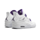 Nike Air Jordan 4 Retro Metallic Purple CT8527-115 White/Metallicsilver-Courtpurple