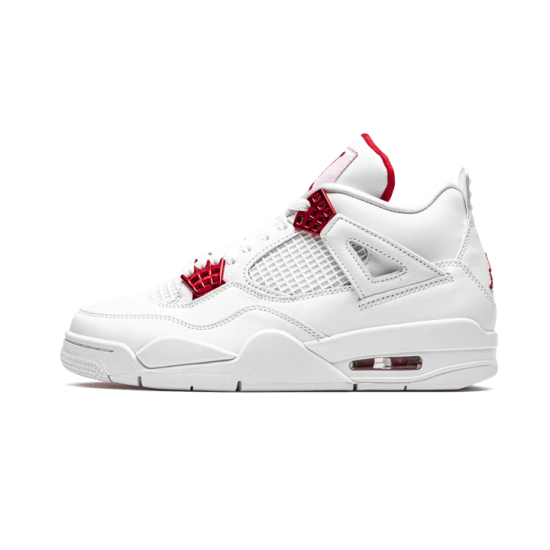 Nike Air Jordan 4 Retro Metallic Red CT8527-112 White/Metallicsilver-Universityred