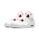 Nike Air Jordan 4 Retro Metallic Red CT8527-112 White/Metallicsilver-Universityred