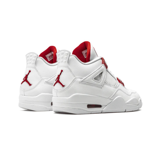 Nike Air Jordan 4 Retro Metallic Red CT8527-112 White/Metallicsilver-Universityred