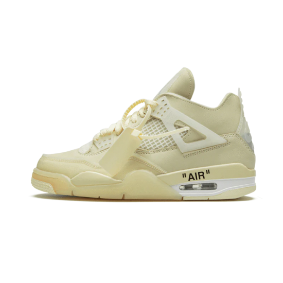 Nike Air Jordan 4 Retro Off-White Sail CV9388-100 Sail/Muslin-White-Black