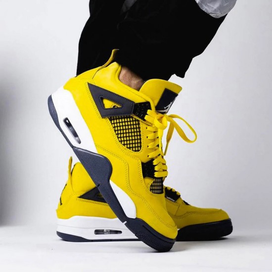 Nike Air Jordan 4 Retro Tour Yellow (Lightning) CT8527-700 Touryellow/White/Black