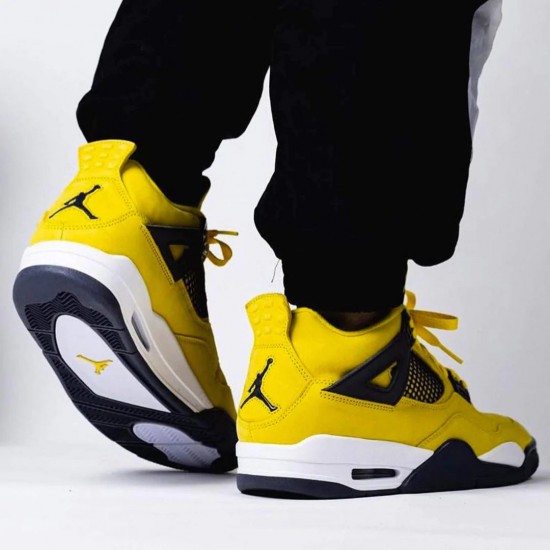 Nike Air Jordan 4 Retro Tour Yellow (Lightning) CT8527-700 Touryellow/White/Black