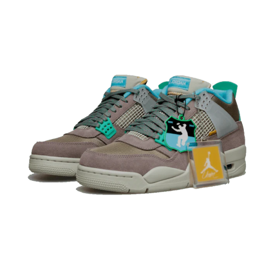 Nike Air Jordan 4 Retro Union Taupe Haze DJ5718-242 Taupehaze/Bluefury/Khaki/Romagreen