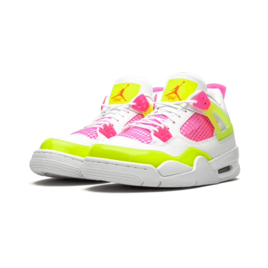 Nike Air Jordan 4 Retro White Lemon Pink CV7808-100 White/Lemon Venom-Pink Blast