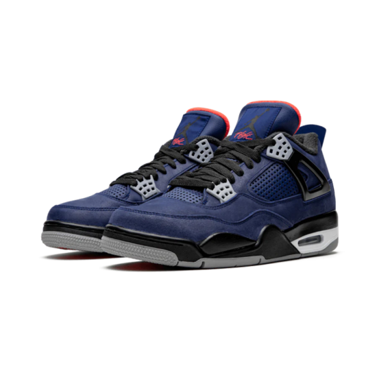 Nike Air Jordan 4 Retro Winter Loyal Blue AO2571-001 Black/Black-Black