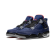 Nike Air Jordan 4 Retro Winter Loyal Blue AO2571-001 Black/Black-Black