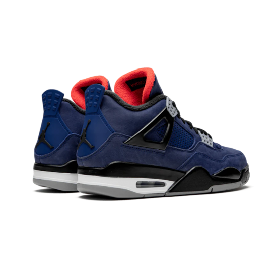 Nike Air Jordan 4 Retro Winter Loyal Blue AO2571-001 Black/Black-Black