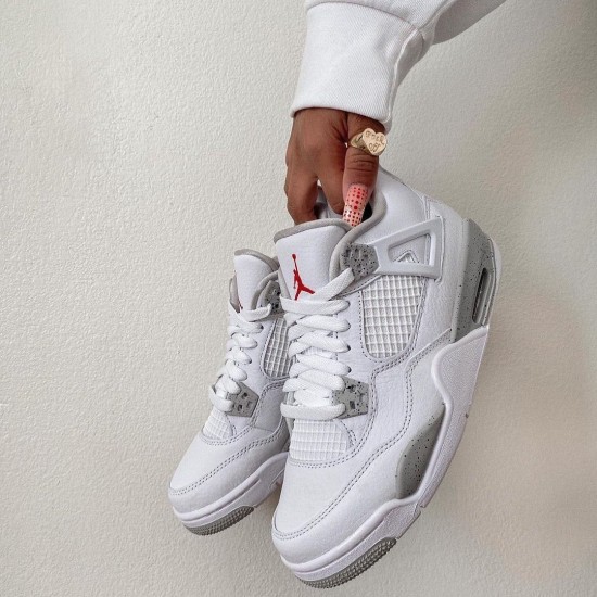 Nike Air Jordan 4 Tech White (White Oreo) CT8527-100 White/Tech Gray/Black/Fire Red