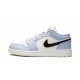 Air Jordan 1 Low GradeSchool Ice Blue 554723-401 Reps Shoes