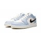 Air Jordan 1 Low GradeSchool Ice Blue 554723-401 Reps Shoes