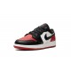 Air Jordan 1 Low GradeSchool Bred Toe 553560-161 Reps Shoes