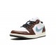 Air Jordan 1 Low Mens Embroidered Swoosh - Mocha FQ7832-142 Reps Shoes