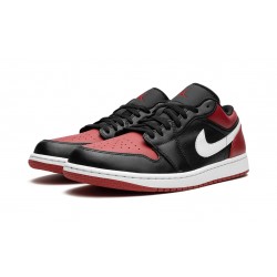 Air Jordan 1 Low Mens Herren Alternate Bred Toe 553558-066 Reps Shoes