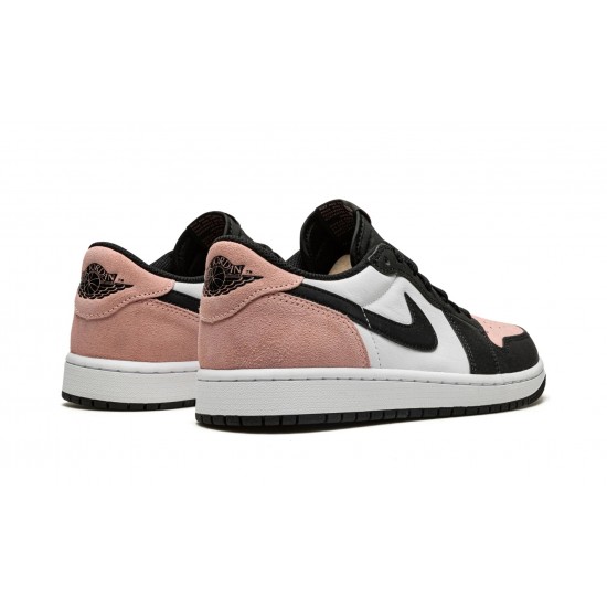 Air Jordan 1 Low Mens OG Bleached Coral CZ0790-061 Reps Shoes