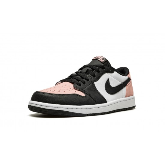 Air Jordan 1 Low Mens OG Bleached Coral CZ0790-061 Reps Shoes