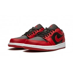 Air Jordan 1 Low Mens Reverse Bred 553558-606 Reps Shoes