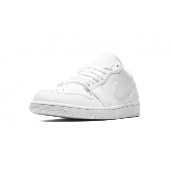 Air Jordan 1 Low Mens Triple White 553558-136 Reps Shoes