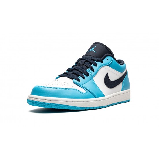 Air Jordan 1 Low Mens Unc 553558-144 Reps Shoes