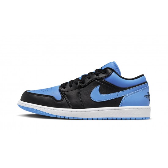 Air Jordan 1 Low Mens University Blue 553558-041 Reps Shoes