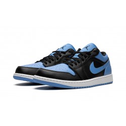 Air Jordan 1 Low Mens University Blue 553558-041 Reps Shoes