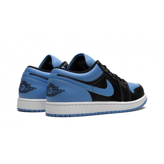 Air Jordan 1 Low Mens University Blue 553558-041 Reps Shoes