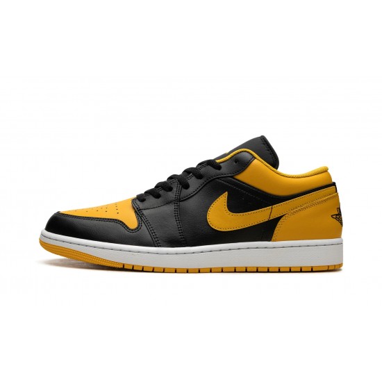 Air Jordan 1 Low Mens Yellow Orche 553558-072 Reps Shoes