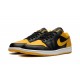 Air Jordan 1 Low Mens Yellow Orche 553558-072 Reps Shoes