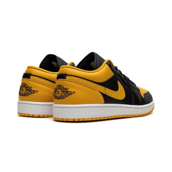 Air Jordan 1 Low Mens Yellow Orche 553558-072 Reps Shoes