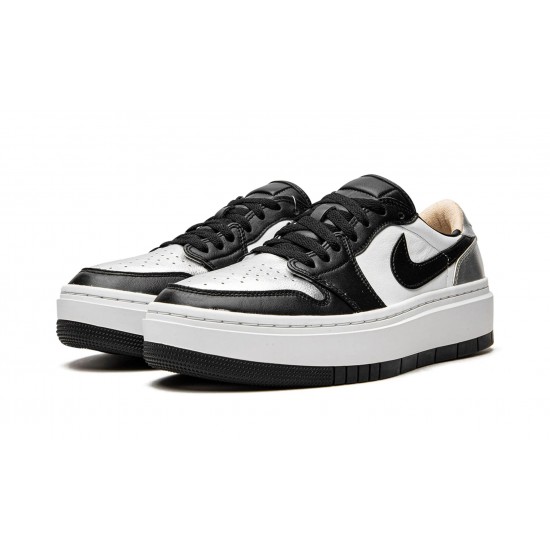 Air Jordan 1 Low Womens Elevate Silver Toe DQ8561-001 Reps Shoes