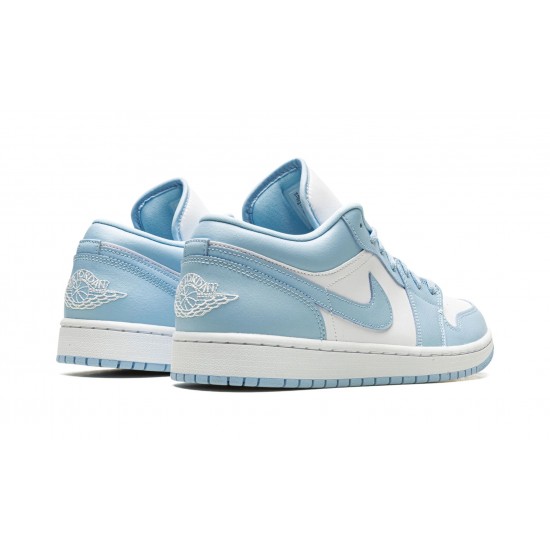 Air Jordan 1 Low Womens Ice Blue DC0774-141 Reps Shoes