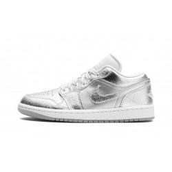 Air Jordan 1 Low Womens Metallic Silver FN5030-001 Reps Shoes