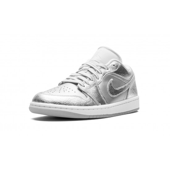 Air Jordan 1 Low Womens Metallic Silver FN5030-001 Reps Shoes