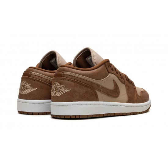 Air Jordan 1 Low Womens TanBrown FJ3453-200 Reps Shoes